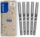 PILOT - Set van 5 V5 - Rollerpen met vloeibare inkt met fijne punt voor soepel en nauwkeurig schrijven - Sneldrogend, lekvrij - Zwart - Fijne punt (0,5mm)
