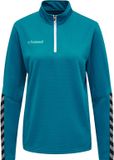Hummel Dames-sweater met lange mouwen Hmlauthentic Half Zip Wo 204929