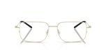 Moncler Lunettes de vue unisexe doré carrées 56mm