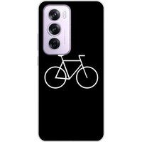 Oppo Siliconen hoesje - Compatibel met Oppo Reno 12 Pro - ontwerp bike hipster