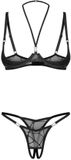 Obsessive Olianna 2-delige Open Set Zwart L/XL