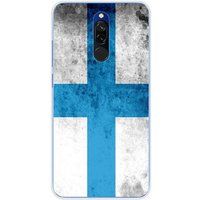 Marseille-vlag Siliconen hoesje compatibel met Xiaomi Redmi 8