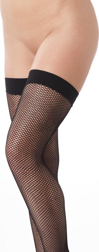 Rimba Amorable - Netkousen - Zwart - Kant - Polyamide - One Size