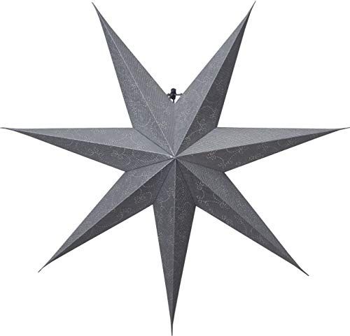 Star Papieren ster "Decorus", 7-puntige - zilver