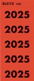 Leitz Rugetiket 2025 - Zelfklevend - 100 Stuks - Rood