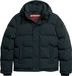 Superdry Everest Short Hooded Puffer Heren Jas - Nordic Chrome Navy - Maat 2Xl