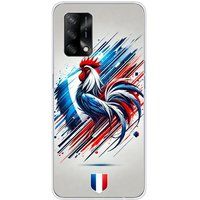 Oppo Bedrukt siliconen hoesje compatibel met Oppo A74 4G Coq francais