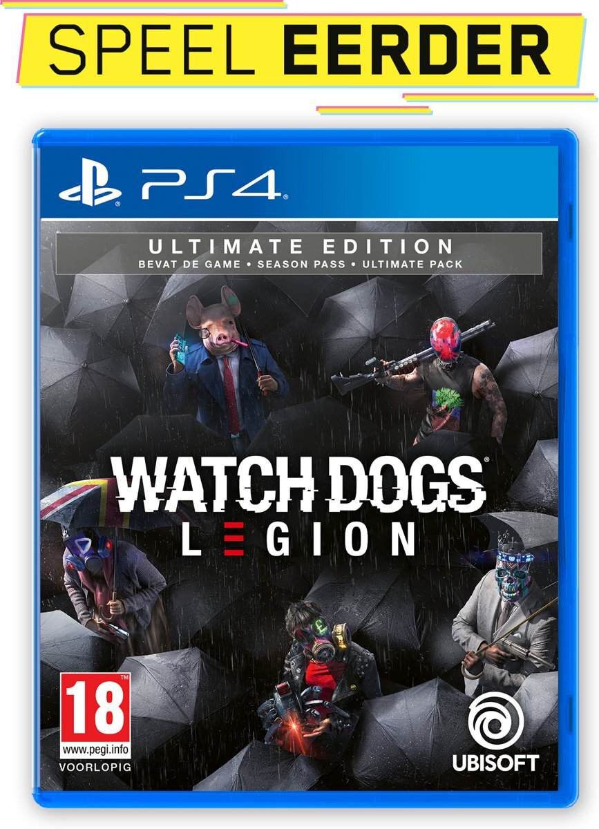 Watch Dogs Watch Dogs Legion Ultimate Edition PlayStation 4