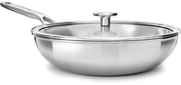 KitchenAid Multi-Ply RVS Wok - 28cm - 3.5L - Zilver