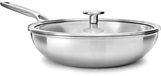 KitchenAid Multi-Ply RVS Wok - 28cm - 3.5L - Zilver