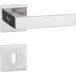 Hermat INVITE Poignée de porte, BB - Chrome poli Chambre de porte