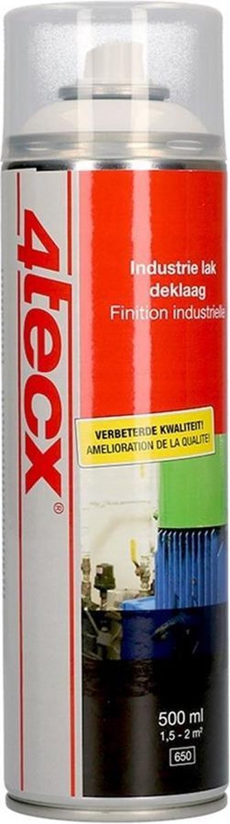 4Tecx Spray Zuiverwit Hg Ral9010 500Ml