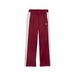 PUMA T7 Always On rechte trainingsbroek voor dames XS, Garnet Glow Créme De Mint Red Green