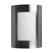 Matel Lampe d'extérieur E-27, acier inoxydable, IP44, lisse