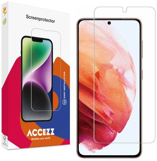 Accezz Screen Protector - Gehard Glas - Geschikt voor Samsung Galaxy S21