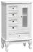 vidaXL Kast met 5 lades en 2 planken wit