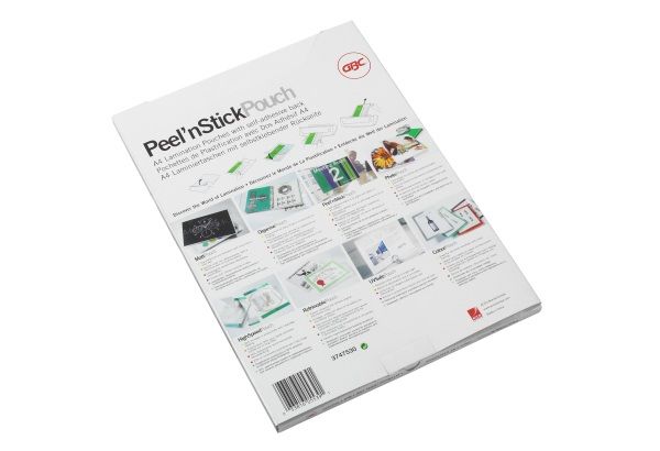 GBC Peel`n Stick Lamineerhoezen A4 2x100 micron Glanzend (100)