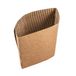 100 stuks - isolatiehoezen voor glazen, 360 ml, 170 + 90 g/m2, 12,5/10,5 x 5,8 cm, natuurlijk karton