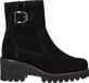 Gabor - Femme - Bottes de cowboy - Daim - Noir poilu - Taille 38.5