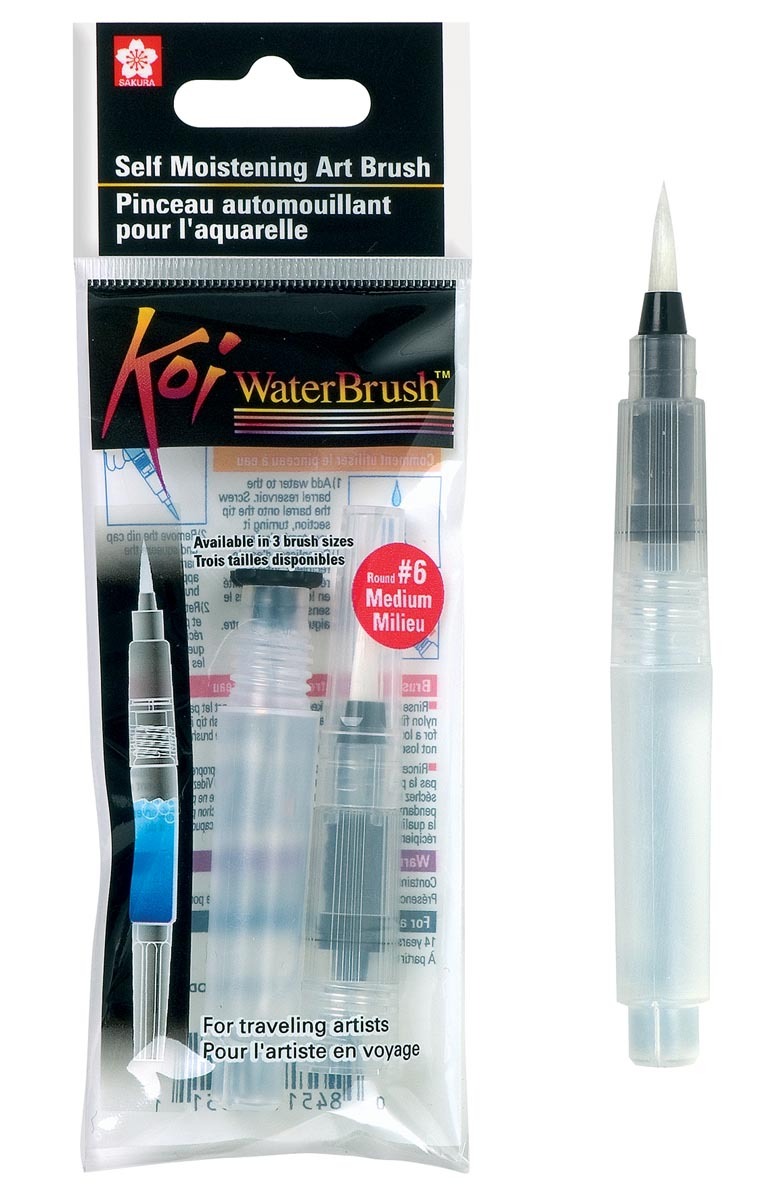 Sakura Koi Water Brush pen - medium - watervulbaar