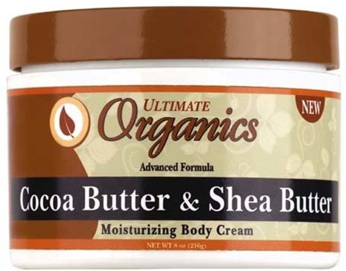 Africas Best Ultimate Organics Cocoa Butter&Shea Butter Moisturizing Body Cream 216 gr