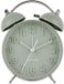 Karlsson Iconic Alarm Clock - Matt Grayed Jade - 11cm - Green