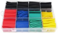 Merkloos / Sans marque BZMD UG Kabelschoen - Krimpkous Set - Kabelschoentjes Assortiment - Soldeerhulzen In Opbergdoos - 530-delig