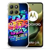 Cokitec Versterkte hoes voor Motorola G15 Street Art Rap