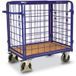 VARIOfit sw-700.220 SW-700.220 Etagewagen Afleider Staal Poedercoating Laadvermogen (max.): 500 kg Gentiaan-blauw (RAL 5010)