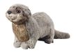 Bauer Spielwaren "Jouw dieren met hart" Otter staand: Klein knuffeldier om te knuffelen en lief te hebben, ideaal als cadeau, 27 cm, bruin (12518)