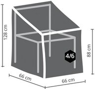 Perel Stoelhoes 66 x 66 x 128 cm