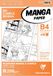 C RHODIA Clairefontaine C RHODIA B4 Mangapapier – 40 vel – 6-voudige indeling