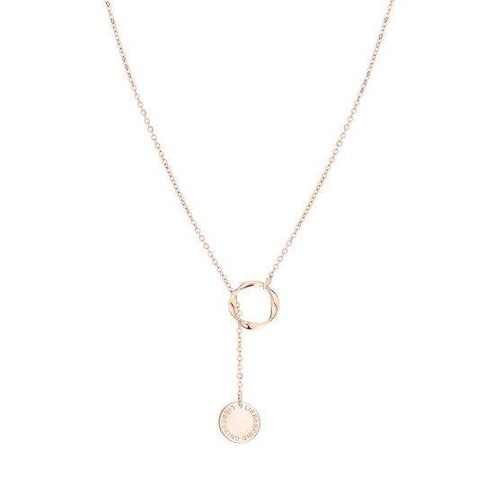 Liebeskind Dames Ketting - Edelstaal - Roségoud