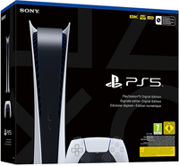 Sony PlayStation®5 - Digital Edition 825GB / zwart, wit