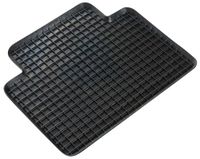 WALSER op maat gesneden antislipmat 47x40 cm, veelzijdige rubberen mat voor auto/garage/huishouden, antislip rubberen automat, antislipmat auto zwart