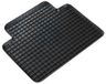WALSER op maat gesneden antislipmat 47x40 cm, veelzijdige rubberen mat voor auto/garage/huishouden, antislip rubberen automat, antislipmat auto zwart