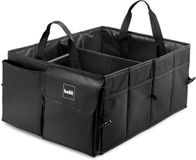 helit H6140095 - Kofferbak organizer, auto organizer, zwart, opvouwbaar, antislip