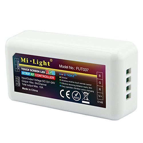 LIGHTEU® 2,4 GHz draadloze WiFi-controlemodule LED RGB Strips Controller 12-24V - Milight Miboxer FUT037