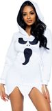 Leg Avenue Ghost fleece hoodie dress