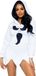 Leg Avenue Ghost fleece hoodie dress