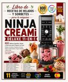Libro Ninja CREAMi Libro de Recetas de Helados y Sorbetes para la Máquina Ninja CREAMi Deluxe 11-en-1: 800 postres sencillos, fáciles y deliciosos para preparar en casa: ... , yogures— Guía independiente y no oficial