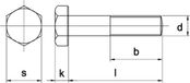Kobout B.V. Bout Din931 8.8 M20X60Mm Elvz zonder Moer - 25 stuks