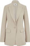 WE Fashion Dames regular fit blazer met structuur