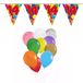 Folat Verjaardag 14 jaar feestartikelen set - 50x ballonnen - 2x leeftijd print vlaggenlijnen