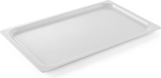 Hendi Plateau GN1/1 - Melamine - 530x325x(H)20 mm - Wit