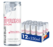 Red Bull L’édition de printemps Cerise fleur de cerisier 12 x 250 ml