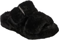 Skechers Cozy wedge Noir Femme Pantoufles