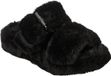 Skechers Cozy wedge Noir Femme Pantoufles
