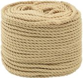 vidaXL Multifunctioneel touw 6 mm 100 m Naturel PP