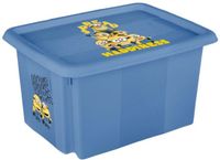 Keeeper Karolina Minions Happiness opbergbox, 15 L, lichtblauw